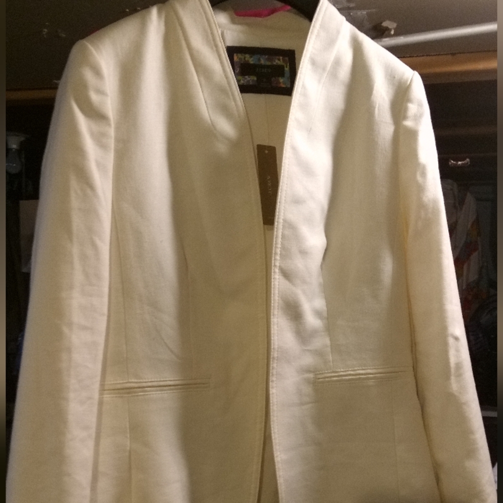 J.Crew white women Blazer size 2